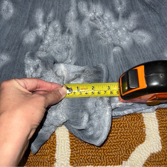 Free People Julia Tie Dye Cold Shoulder Embroidered Shorts Blue Romper XS EUC - Picture 14 of 14